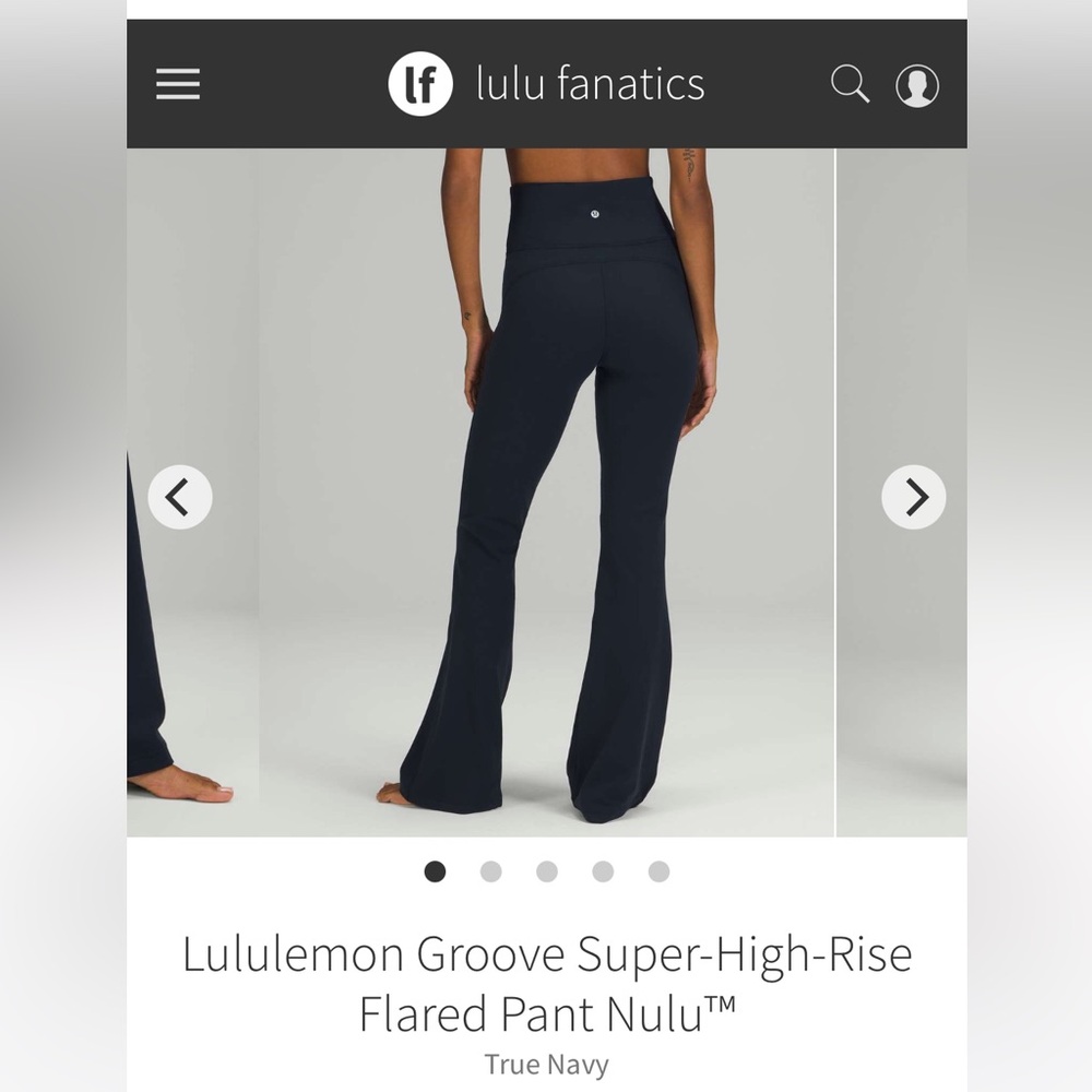 Lululemon Groove Nulu Super-High-Rise Flared Pant size 2